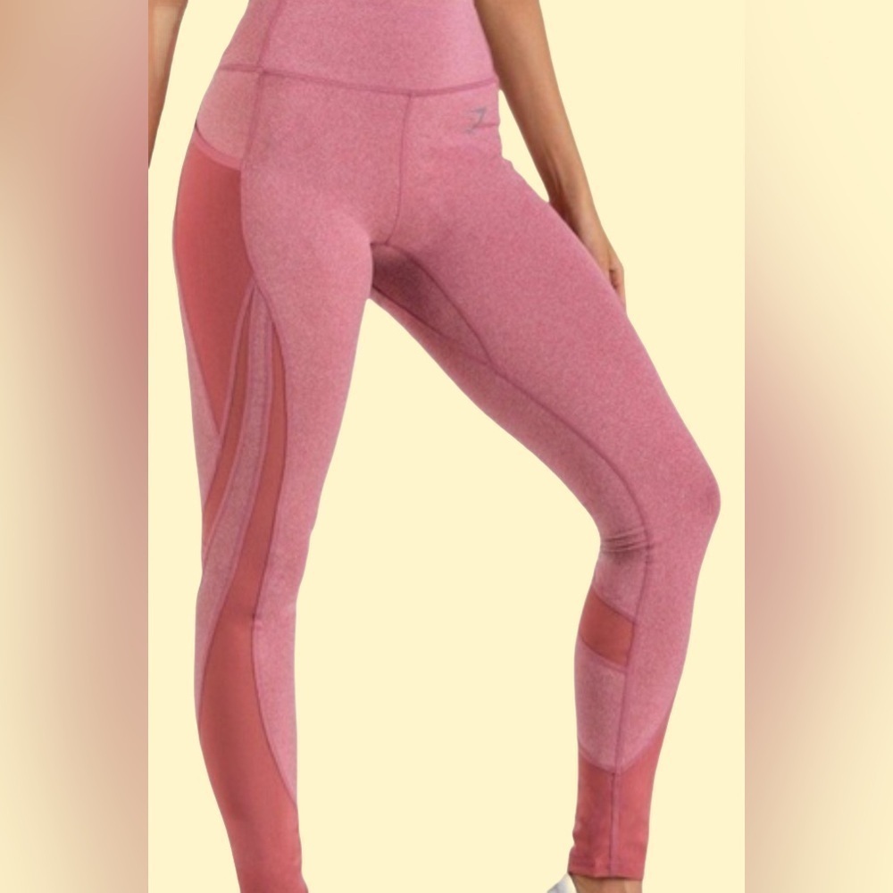 Gymshark mesh placement casual athletic stretch lightweight tights leggings XS